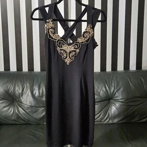 Jessica McClintock Gunne Sax Size 7/8 Bust 15" Waist 13" Hips 15" Length 34"